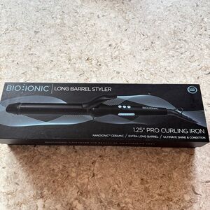 Bio Ionic Pro Long Barrel Curling Iron 1.25